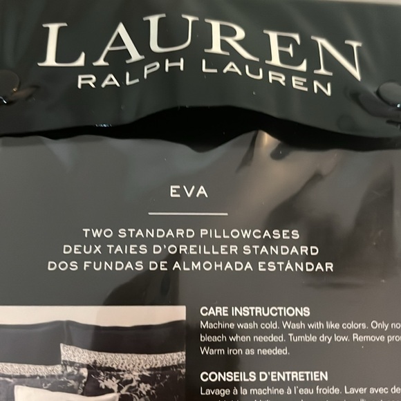 Lauren Ralph Lauren standard pillowcases, Eva print - Picture 3 of 4